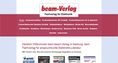 Desktop Screenshot of beam-verlag.de