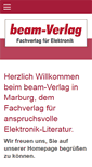 Mobile Screenshot of beam-verlag.de