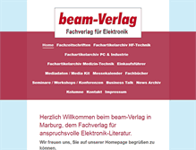 Tablet Screenshot of beam-verlag.de